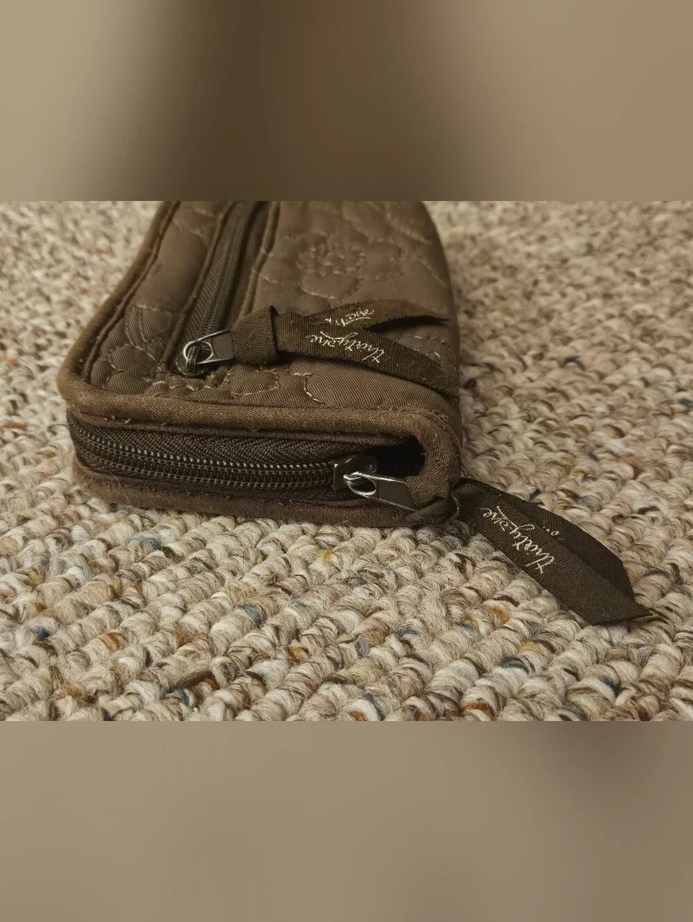 Thirty One Light Brown Quilted Wallet